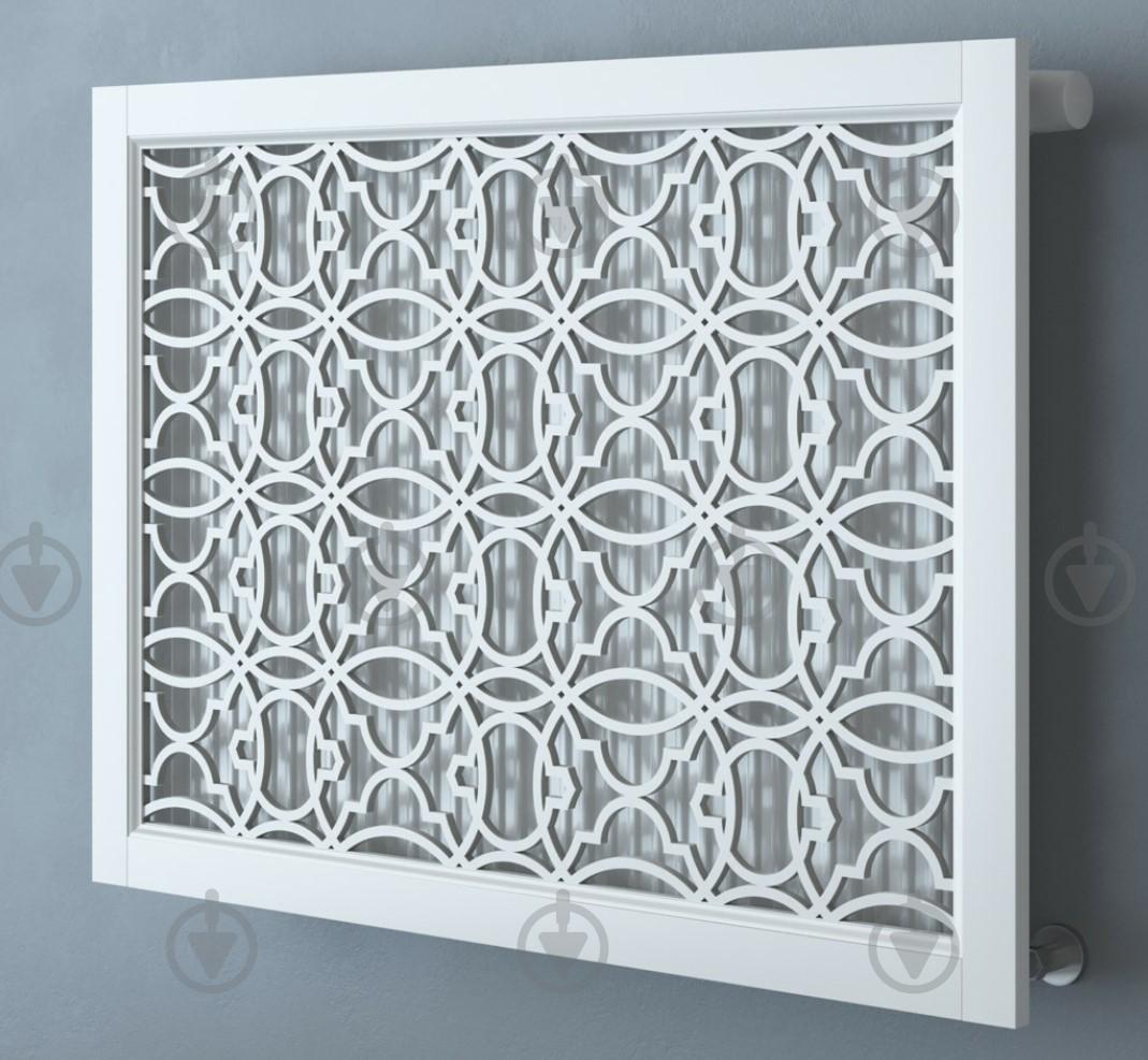 Экран-решетка декоративная на батарею отопления R75-F70 Белый (26394301)