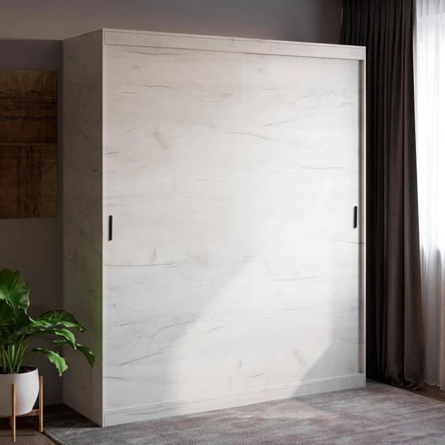 Шкаф-купе Эверест Соната-1800 2-х дверный Крафт белый (е-20462)