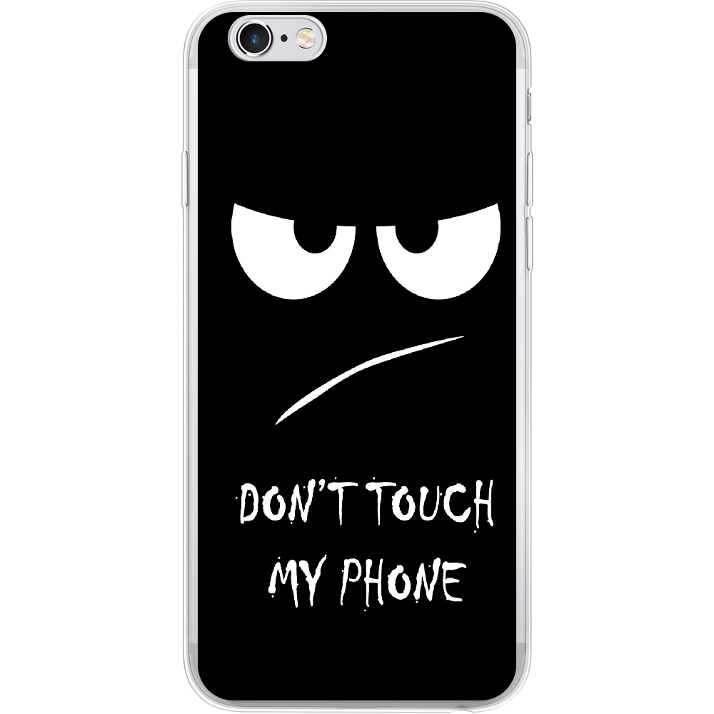 Чехол Boxface iPhone 6 Don't Touch my Phone Прозрачный силикон (24523-up535-24523)