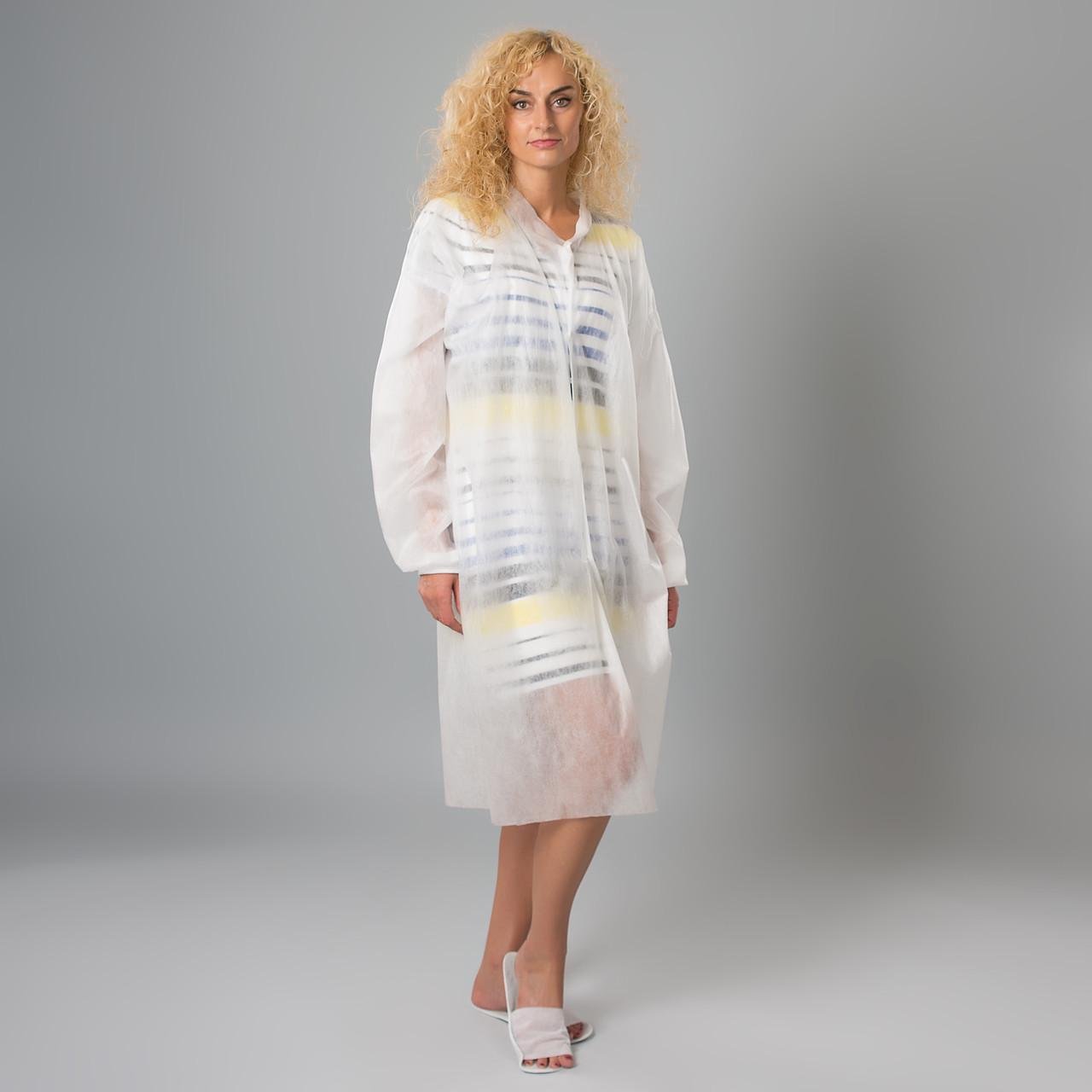 Халат Comfort+ на кнопках POLIX PRO&MED из спанбонда XXL (2538725846)