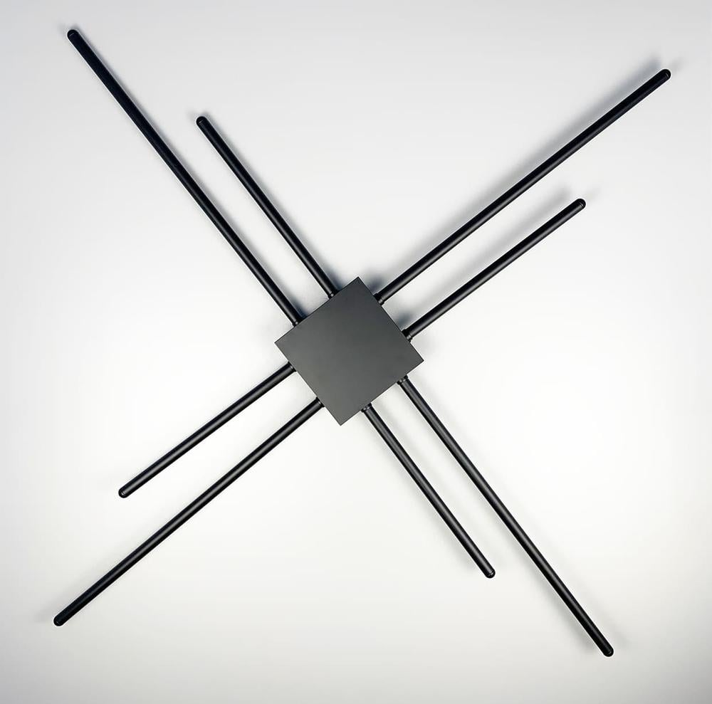 Светильник настенный светодиодный Light House LNF-17433 54W 115х115 см Черный