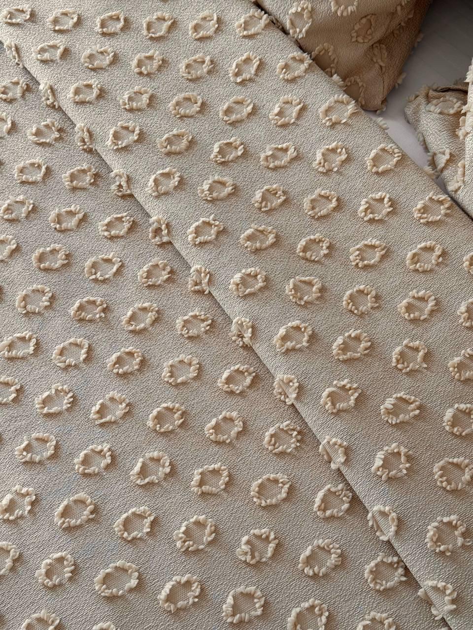 Покривало Інгрід 120x250 см Бежевий (22899-4-120x250cm) - фото 9 Покривало Інгрід 120x250 см Бежевий (22899-4-120x250cm) - фото 9