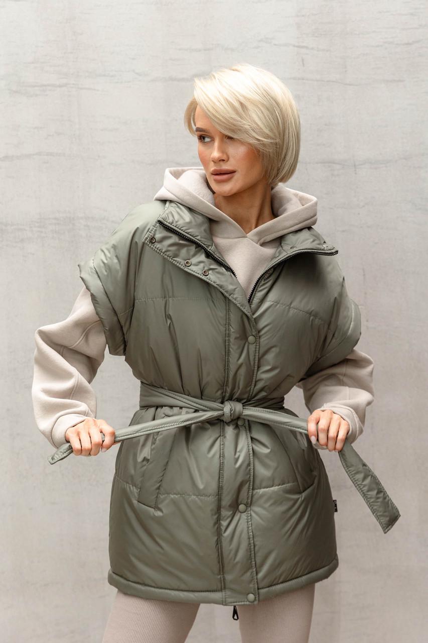 Жилет женский S-M Оливковый (1926797711)