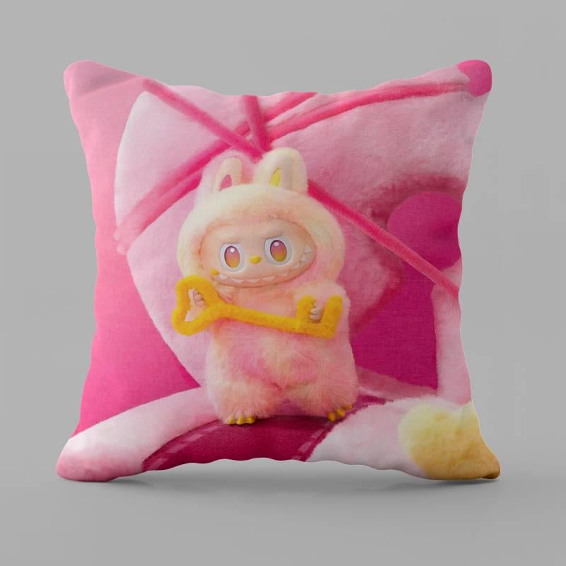 Подушка велюровая Лабубу 3 двусторонний 3D принт 35x35 см (14808_D) Подушка велюровая Лабубу 3 двусторонний 3D принт 35x35 см (14808_D)