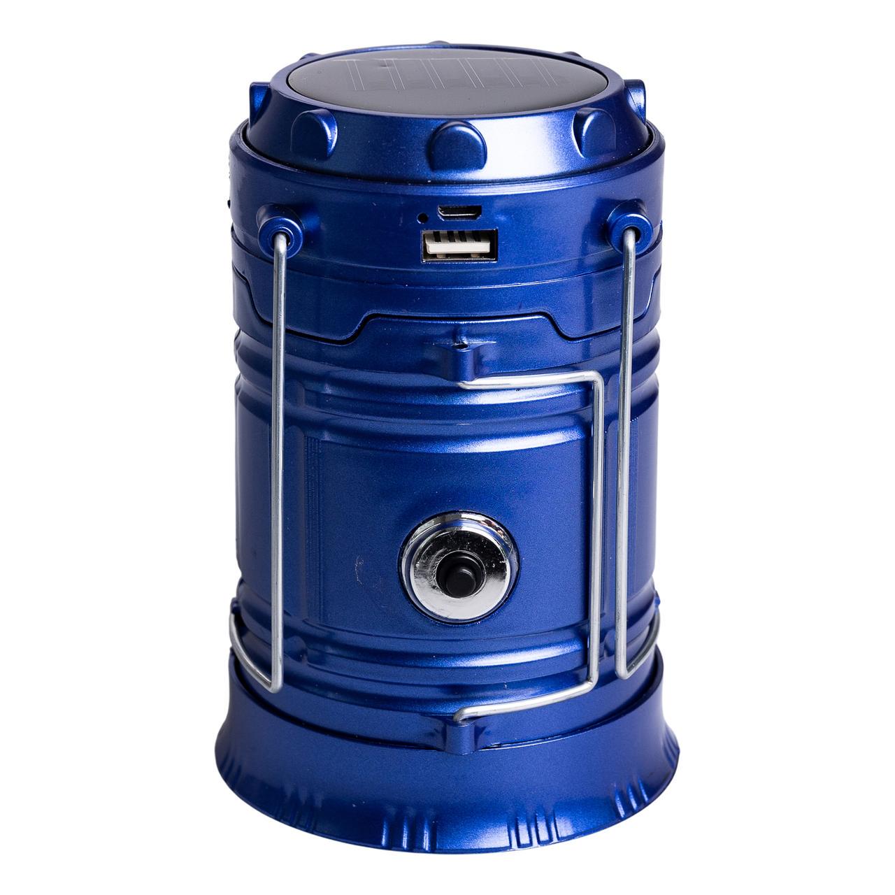 Ліхтар кемпінговий акумуляторний підвісний USB 9x20 см 36 Вт Синій (7188) - фото 5 Ліхтар кемпінговий акумуляторний підвісний USB 9x20 см 36 Вт Синій (7188) - фото 5