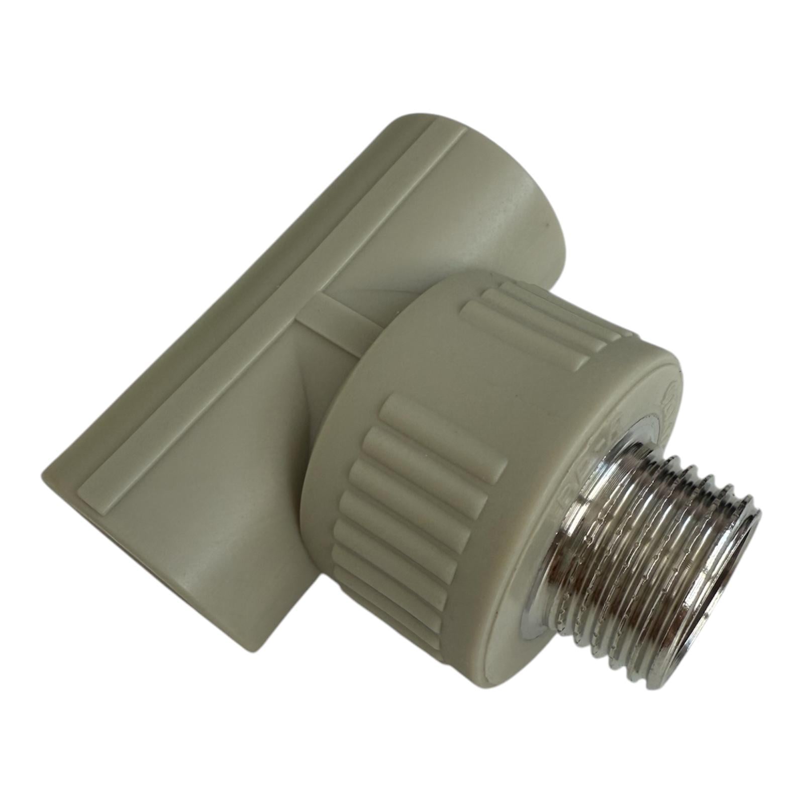 Тройник PPR с наружной резьбой 20-1/2"-20 (00-00005453)