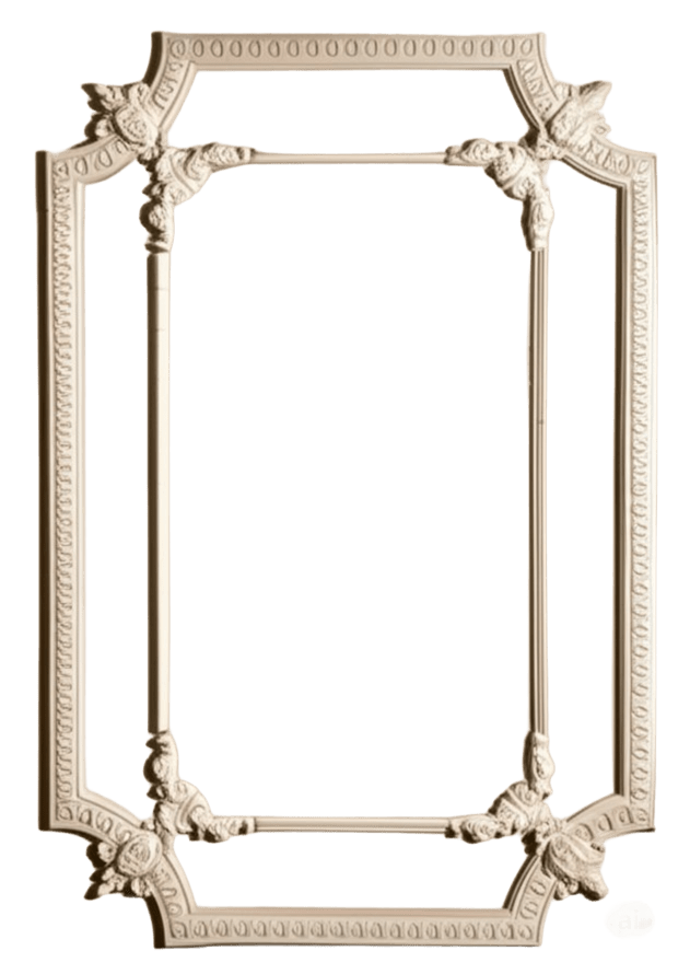 Рамка гипсовая декоративная двойная комплект 1680/1180 мм (29371186)