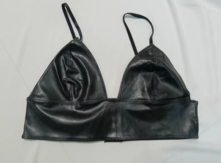 Топ-бралетт имитация кожи Darque L Черный (K2-106-1381-L)