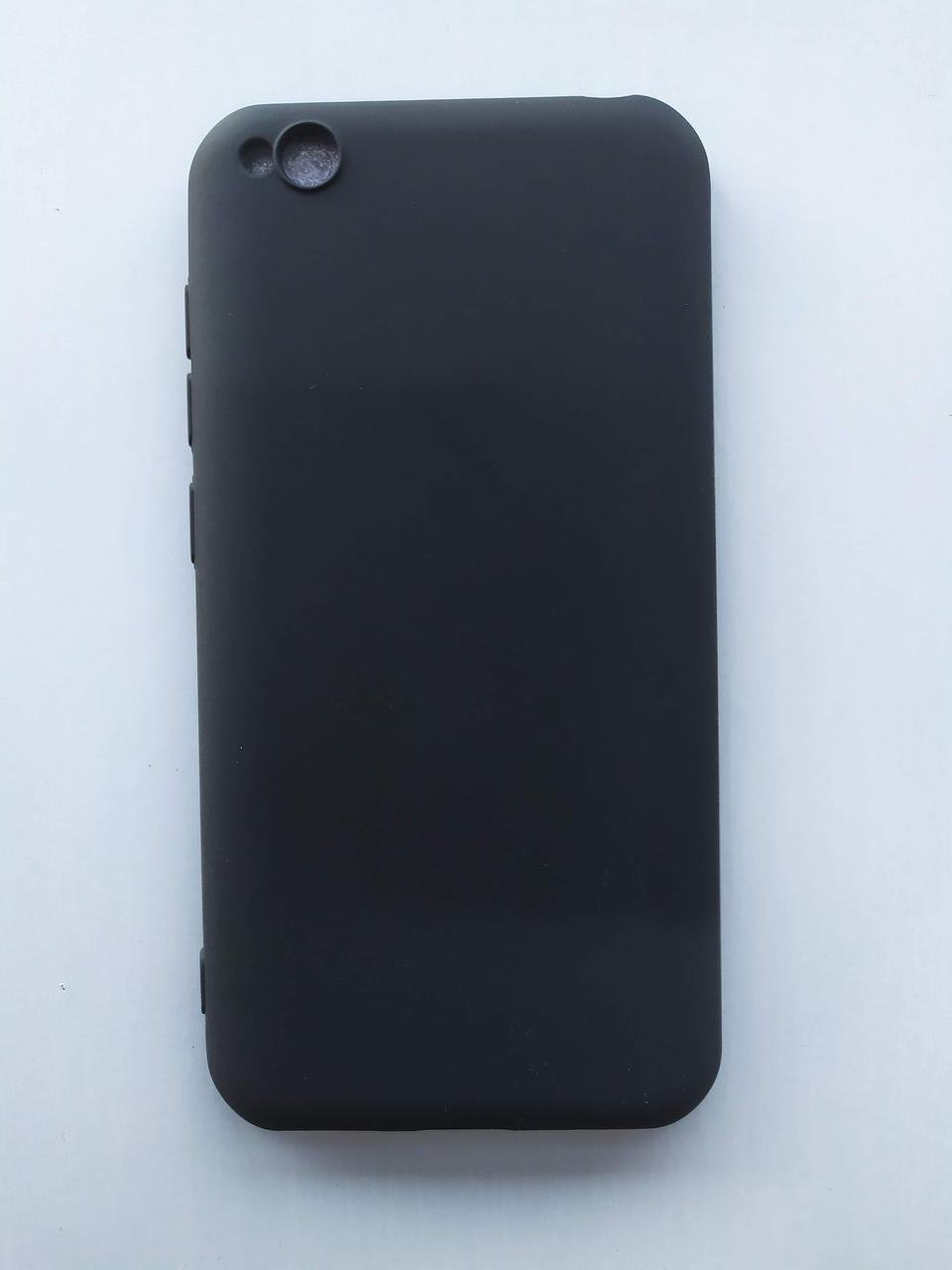 Силиконовый чехол Xiaomi Redmi Go матовый Черный 2078P