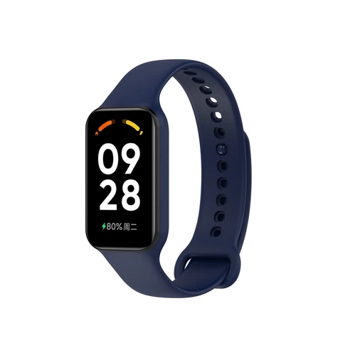 Ремінець силіконовий Темно-синій для Mi Band 8 Active/Redmi Band 2 (000571043)