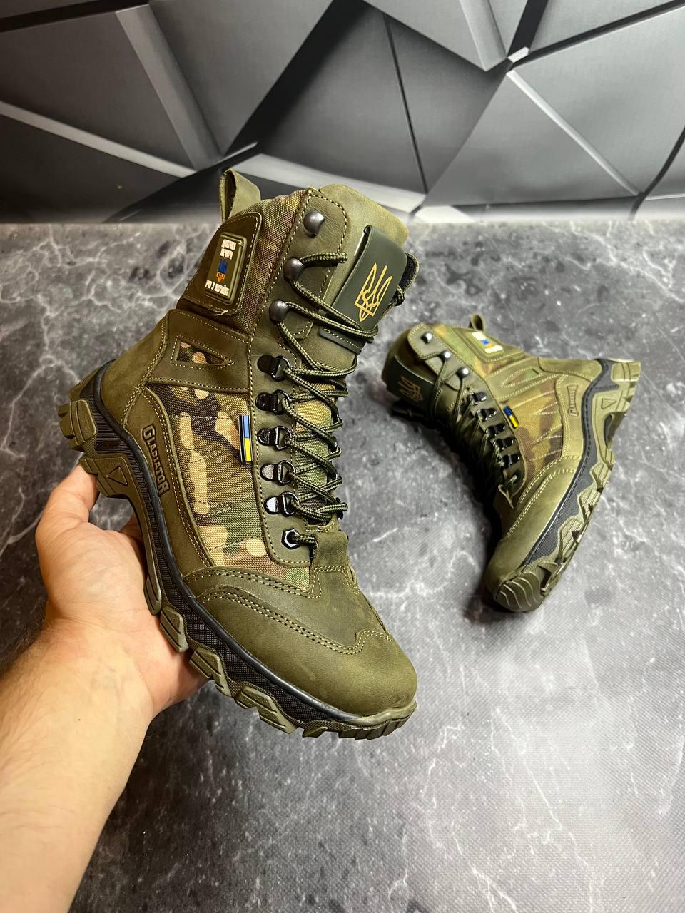 Берці зимові чоловічі з хутром р. 42 Мультикам - фото 4 Берці зимові чоловічі з хутром р. 42 Мультикам - фото 4