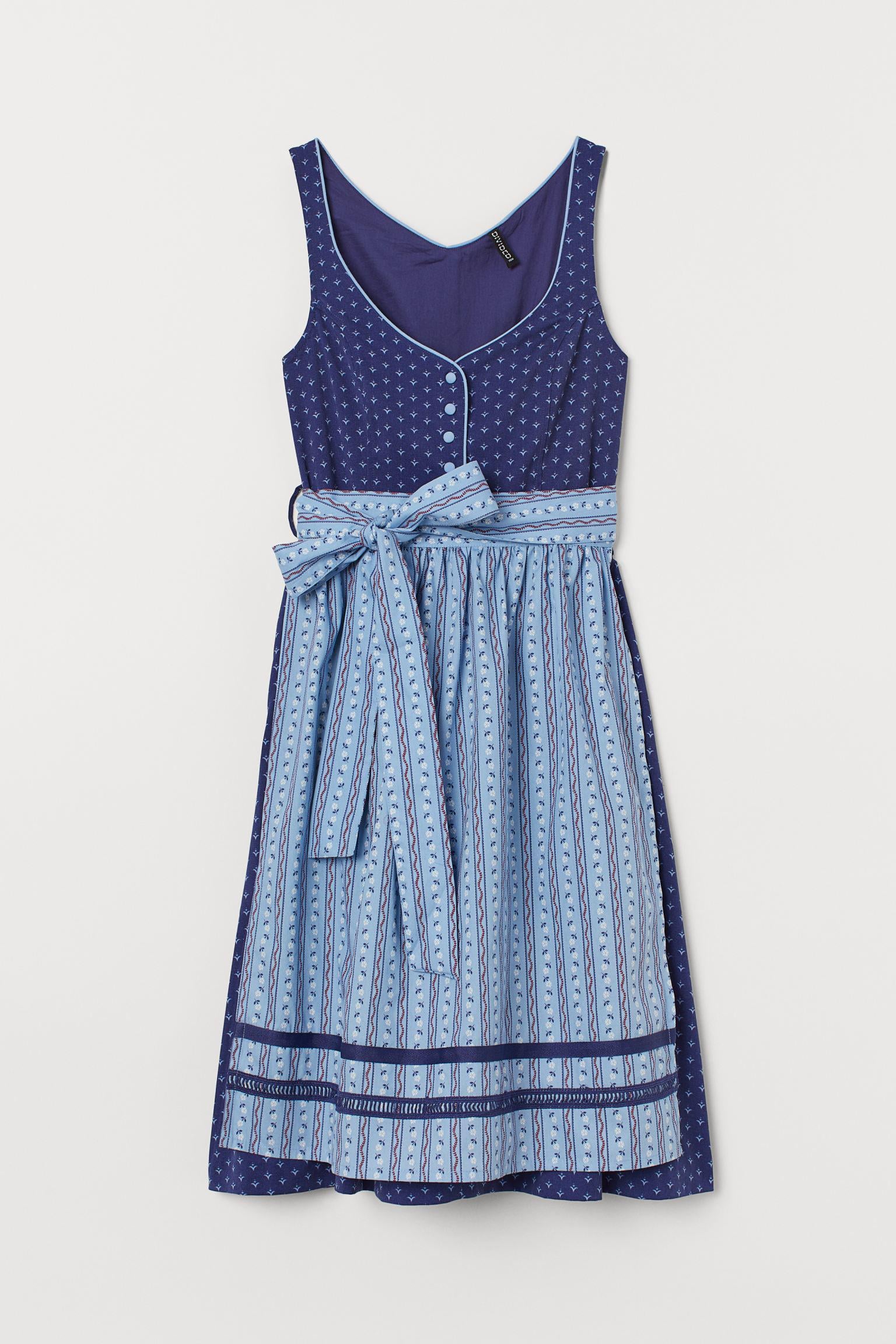 Карнавальна сукня Селянка H&M р. 32 Синьо-блакитний (Q1209740465)
