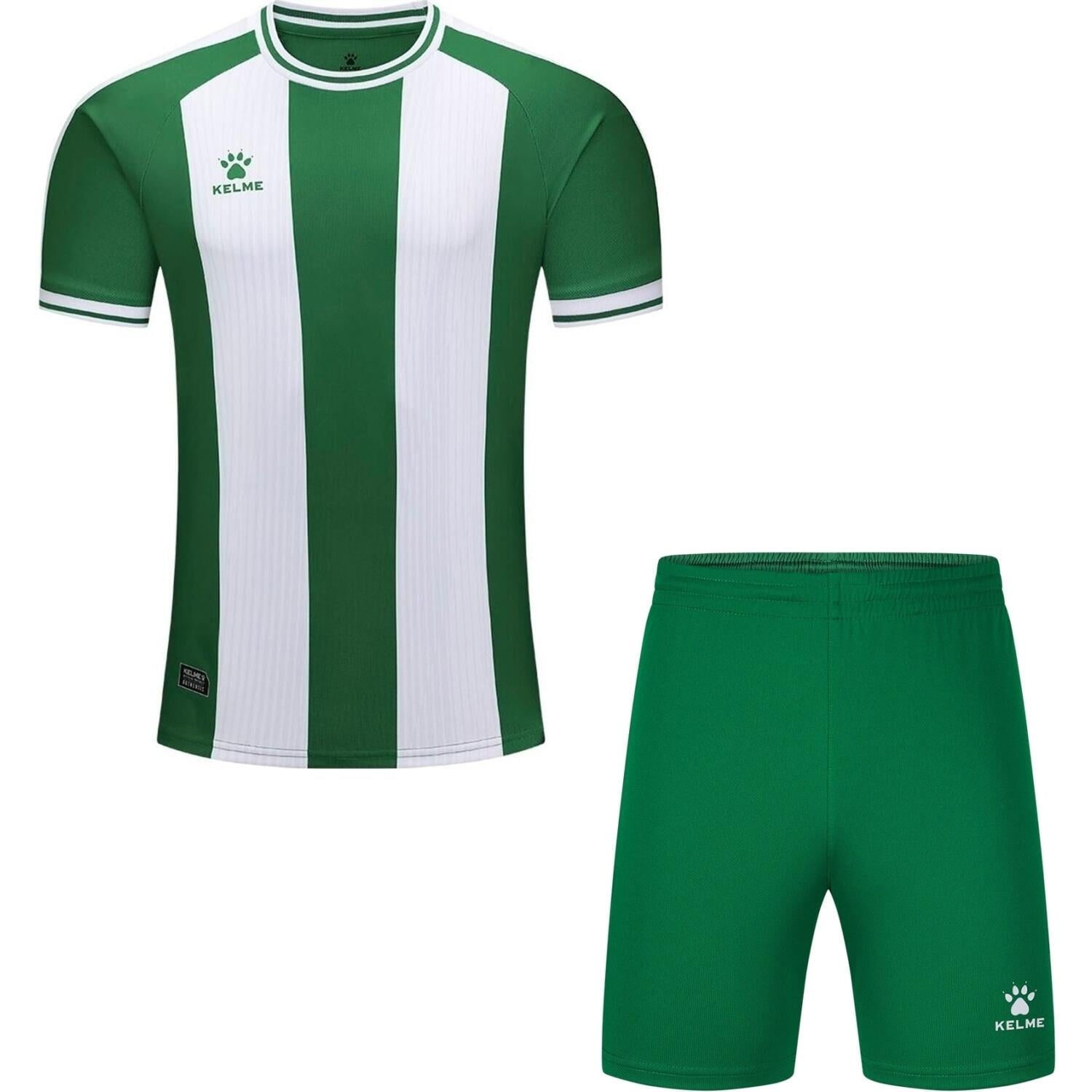 Комплект футбольної форми Kelme GRANADA S Зелено-білий (9311_7351ZB1255.9311)