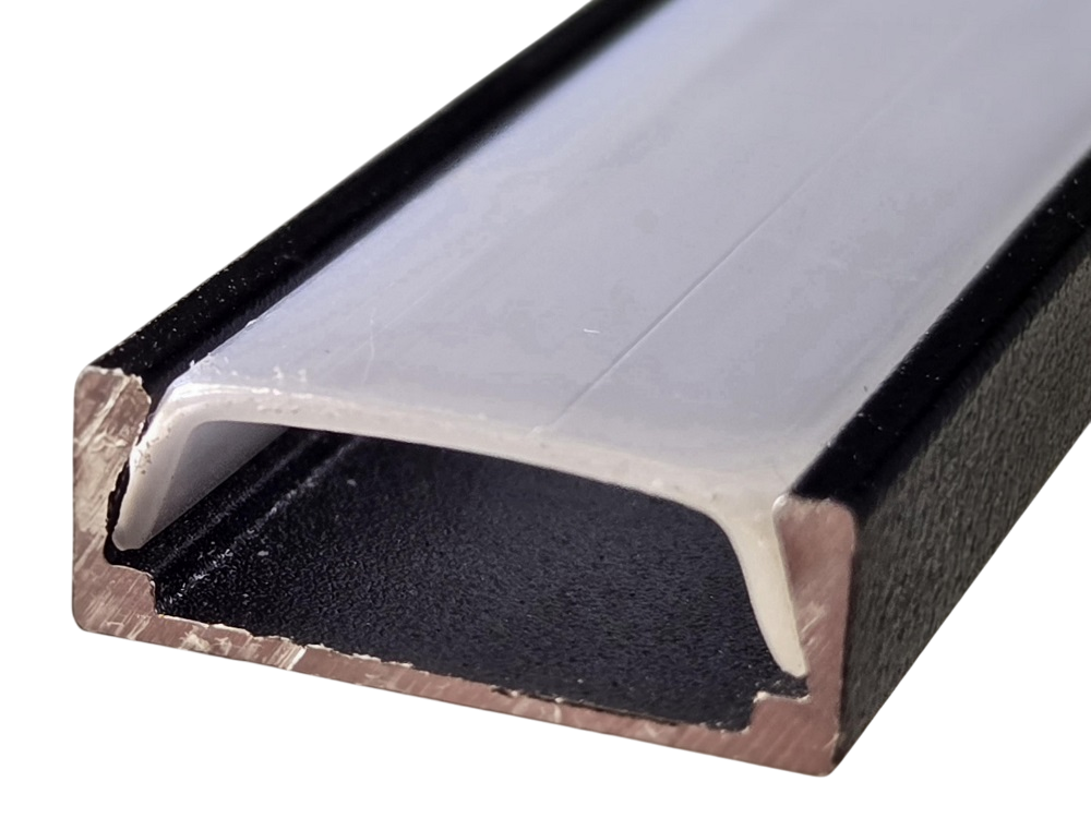 Профиль под LED ленту DIMAX накладной PF-15 2 м Черный (13901880)