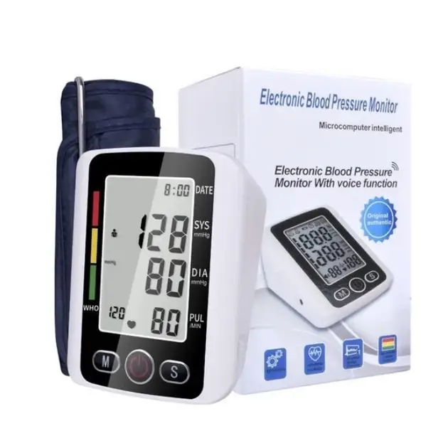 Тонометр плечевой Electronic blood pressure monitor with voice function (179) - фото 3