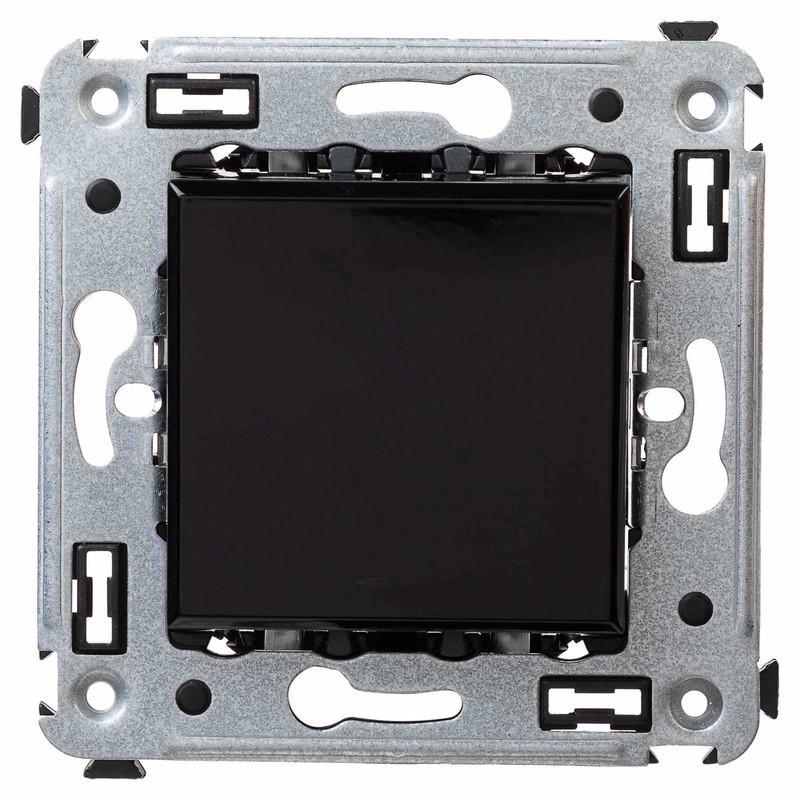 Выключатель ДКС Avanti 1-клавишный Черный (4402103)