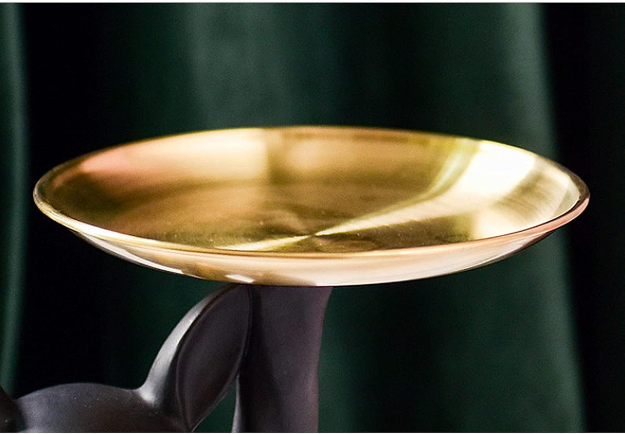 Статуетка-піднос для декору кімнати 21x21x19 см - фото 5