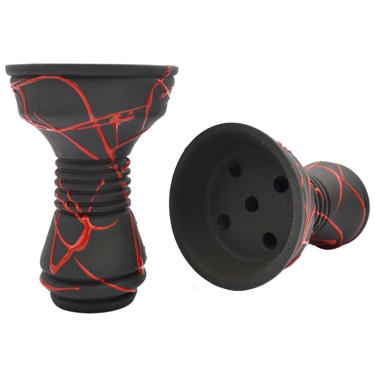 Чаша для кальяна Gusto Bowls Killa Bowls Black Glaze Red (18072023-27) Чаша для кальяна Gusto Bowls Killa Bowls Black Glaze Red (18072023-27)