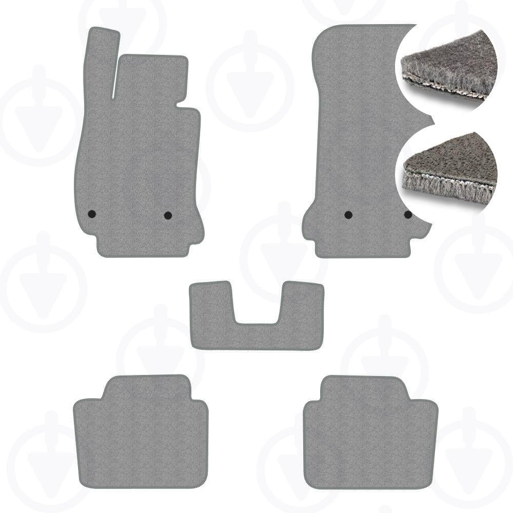 Комплект килимків в салон Star-Tex на BMW 3-Series F30 2011-2019 р. текстиль/Fortuna Сірий (13326-64-82-85)