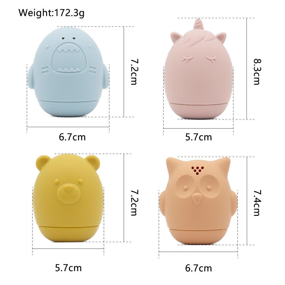 Набір бризкалок для купання силіконових 4 шт. (27984759) - фото 2 Набір бризкалок для купання силіконових 4 шт. (27984759) - фото 2