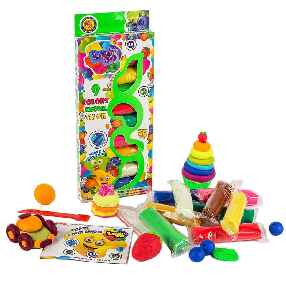 Набір тіста для ліплення Lovin 'Do Асорті 9 кольорів Арома 41020 (RLT25675)