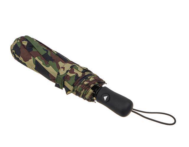 Зонтик-автомат складной Military 8 спиц купол 110 см Brown (28587924) - фото 3 Зонтик-автомат складной Military 8 спиц купол 110 см Brown (28587924) - фото 3