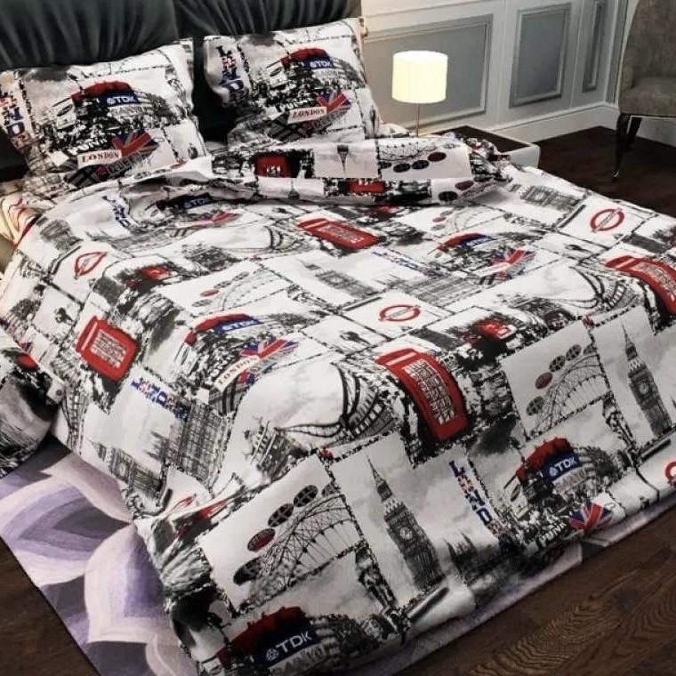 Комплект постельного белья Vital Textile Голд Люкс бязь двуспальный 180х220 см (BL2-473)