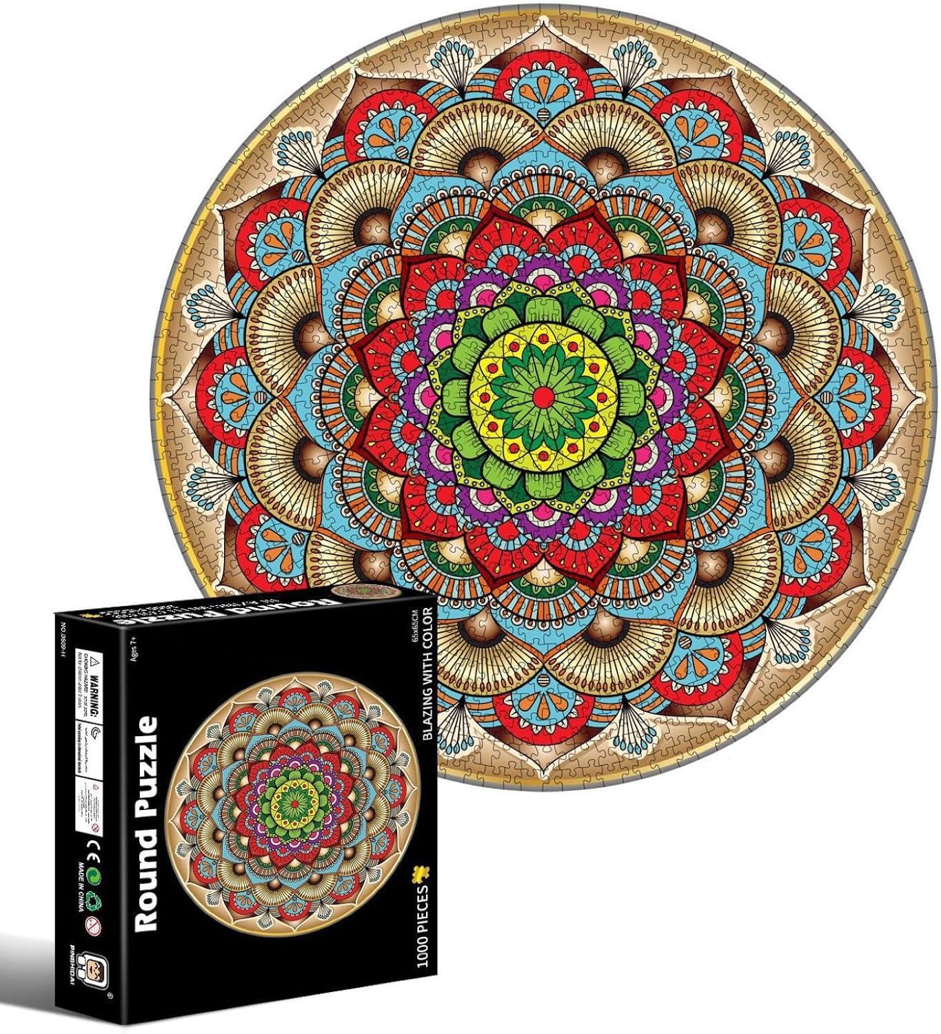 Пазли круглі Мандала 1000 ел. d 65 см (136)