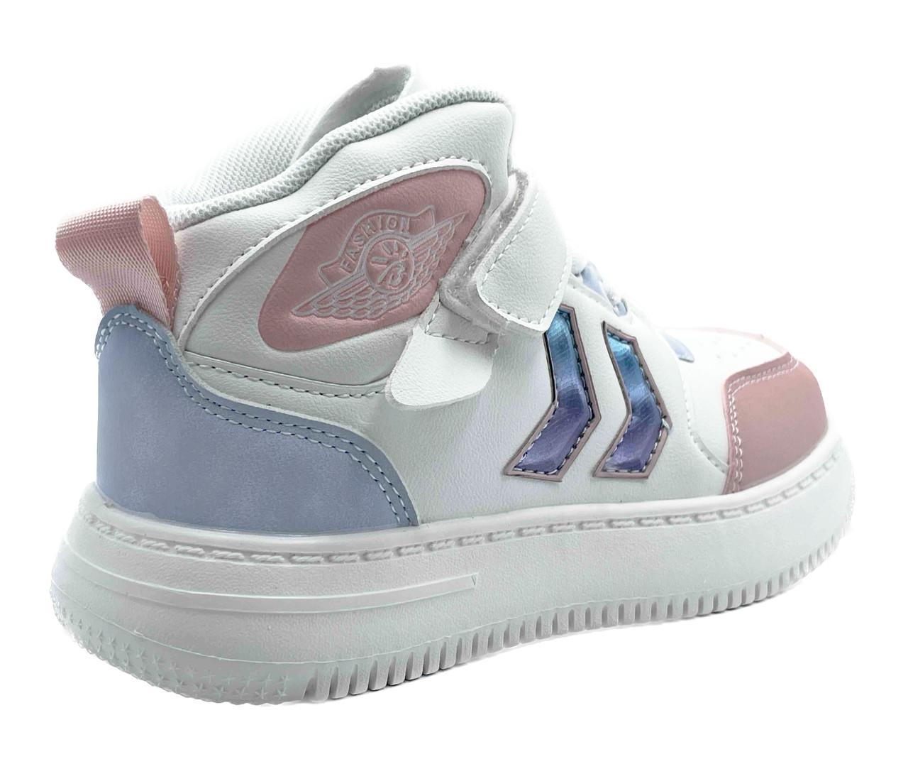 Черевики демісезонні для дівчаток BESSKY B1530-4/28 р. 28 Білий - фото 6