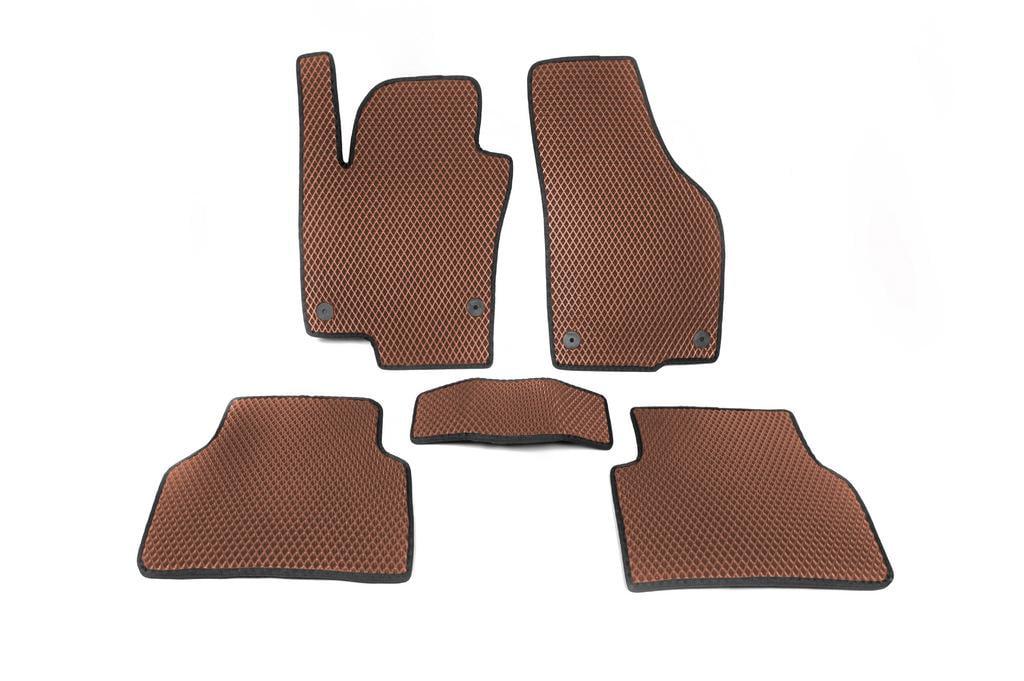 Коврики EVA Digital Designs для Volkswagen Tiguan 2007-2016 гг. этилвинилацетат Коричневый
