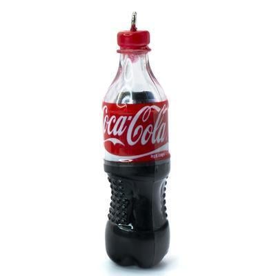Подвеска брелок в виде бутылки CocaCola 70х18 мм 1 шт. (ПД7018р02)