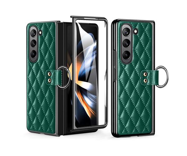 Чехол-накладка Lingge для Samsung Galaxy Z Fold5 Зеленый