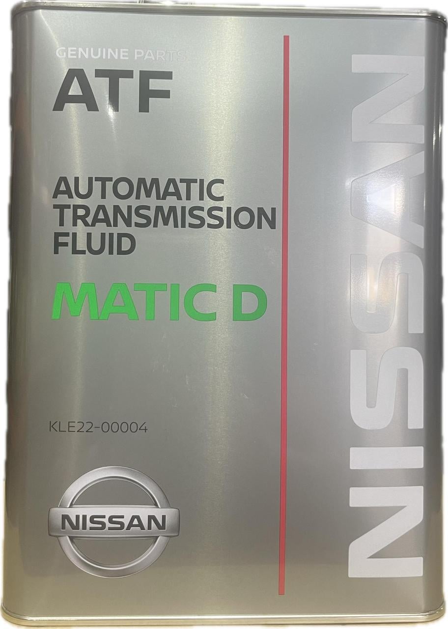 Масло АКПП Nissan Matic Fluid – D 4 л (KLE2200004)