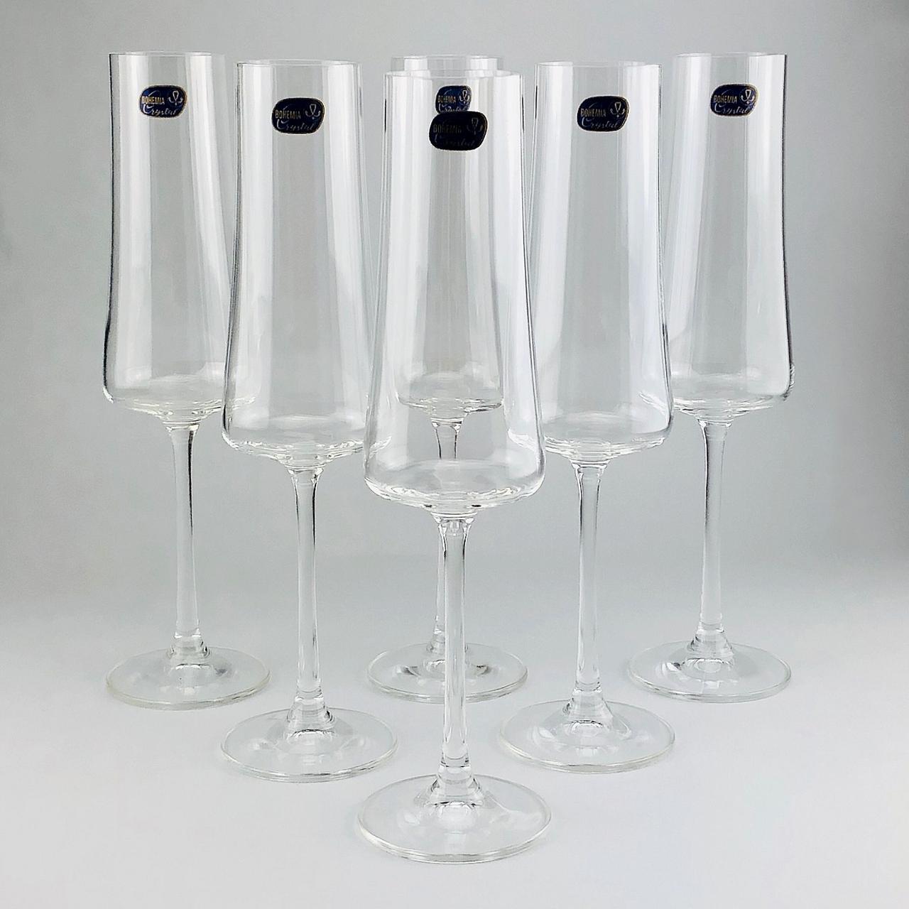 Набір келихів для шампанського Bohemia Extra 40862-210 210 мл 6 шт. (25210971) - фото 2 Набір келихів для шампанського Bohemia Extra 40862-210 210 мл 6 шт. (25210971) - фото 2