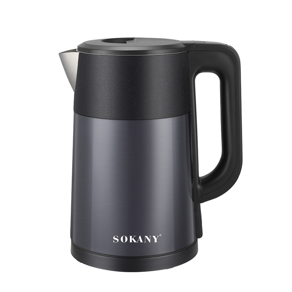 Электрочайник Sokany SK-09016 1500W 2,5 л Темно-серый (802280)