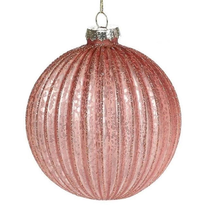 Набор шариков стеклянных 10 см 4 шт. (12661)