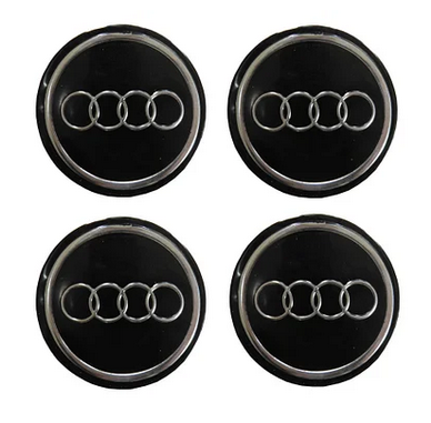 Наклейки на колпаки Audi 90 мм 4 шт.