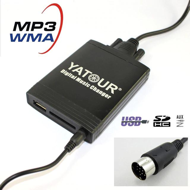 Емулятор чейнджера автомагнітоли YATOUR USB MP3 AUX адаптер для Hyundai Elantra/Kia Optima 8 pin - фото 3