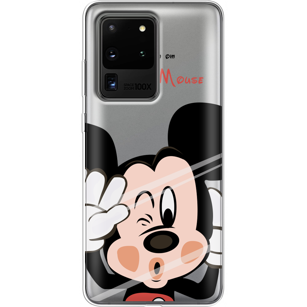 Чехол Boxface Samsung G988 Galaxy S20 Ultra Mister M Прозрачный силикон (38878-cc58-38878)