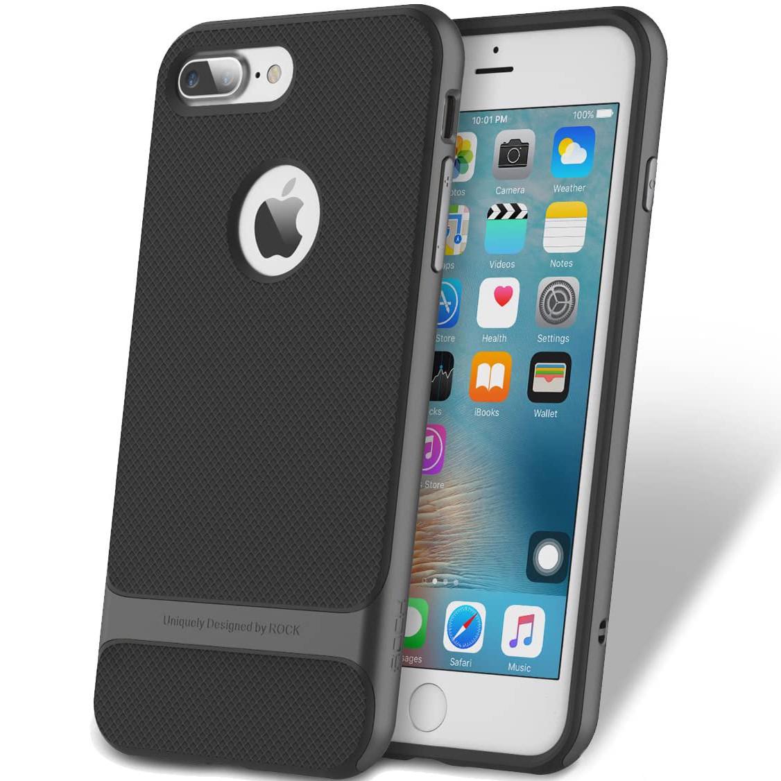 ᐉ Чехол накладка Rock Royce Series Case for iPhone 7/8 Plus, Iron Gray •  Купить в Киеве, Украине • Лучшая цена в Эпицентр