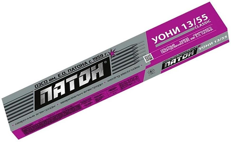 Электроды сварочные PATON УОНИ 13/55 450 мм 5 мм 5 кг для постоянного тока DC (20037) - фото 2