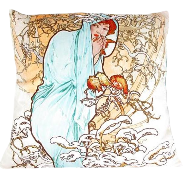 Подушка декоративная на молнии Carmani A. Муха Четыре времени года Зима 45х45 см (021-1503) Подушка декоративная на молнии Carmani A. Муха Четыре времени года Зима 45х45 см (021-1503)