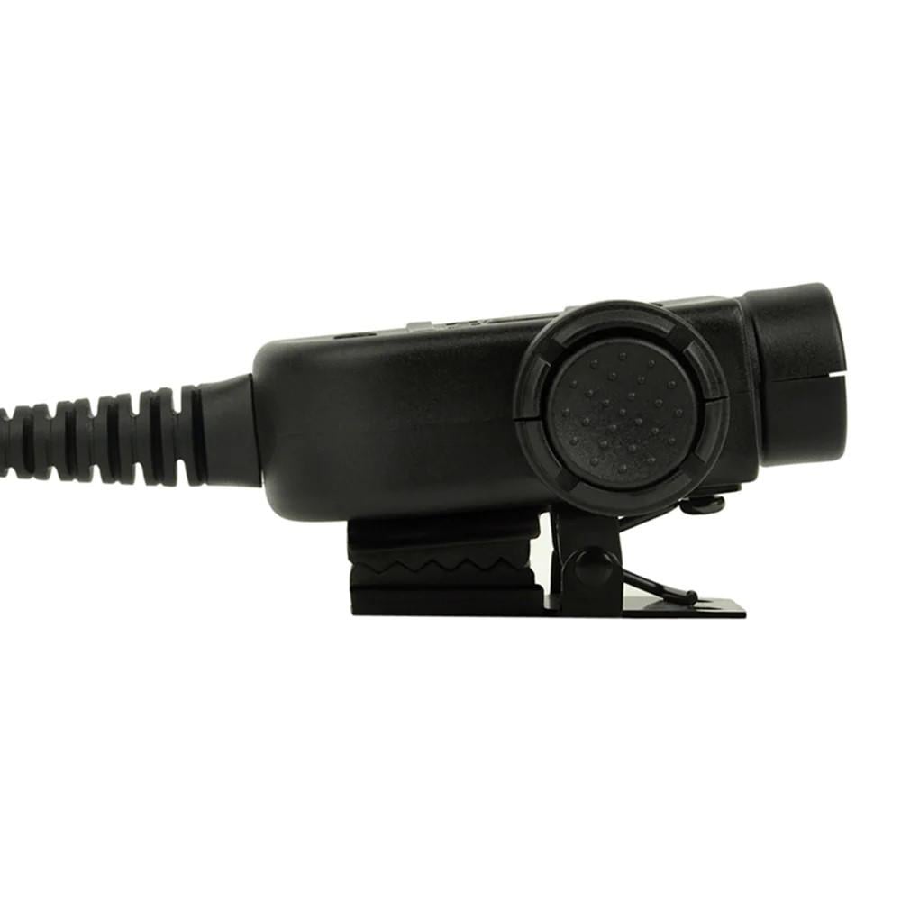 Тангента кнопка PTT для раций Kenwood/Baofeng ZP125-KEN Military 2 pin (15001e) - фото 8