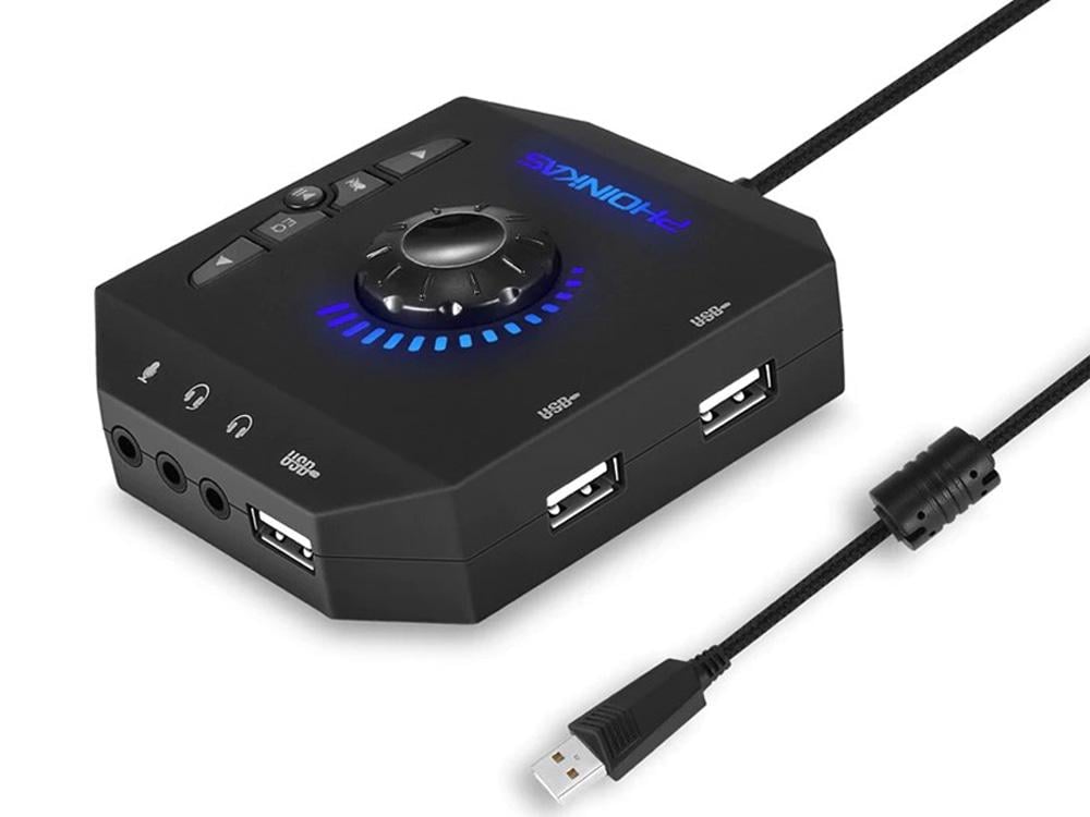 Звуковая карта Phoinikas T10 USB-хаб внешняя (1009-329-00)