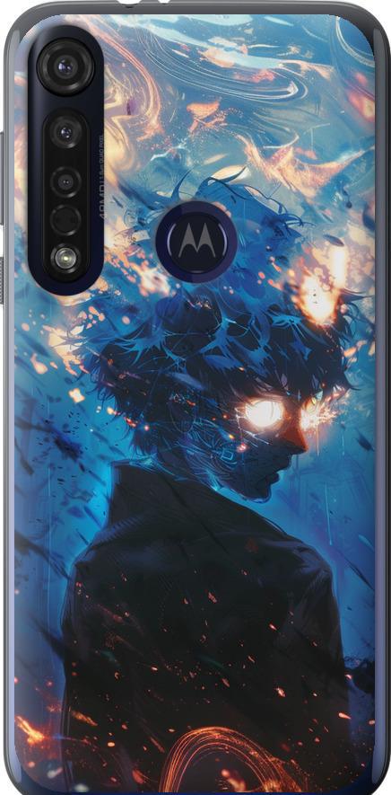 Чехол на Motorola G8 Plus Сатору Годжо (6129u-1837-42517)