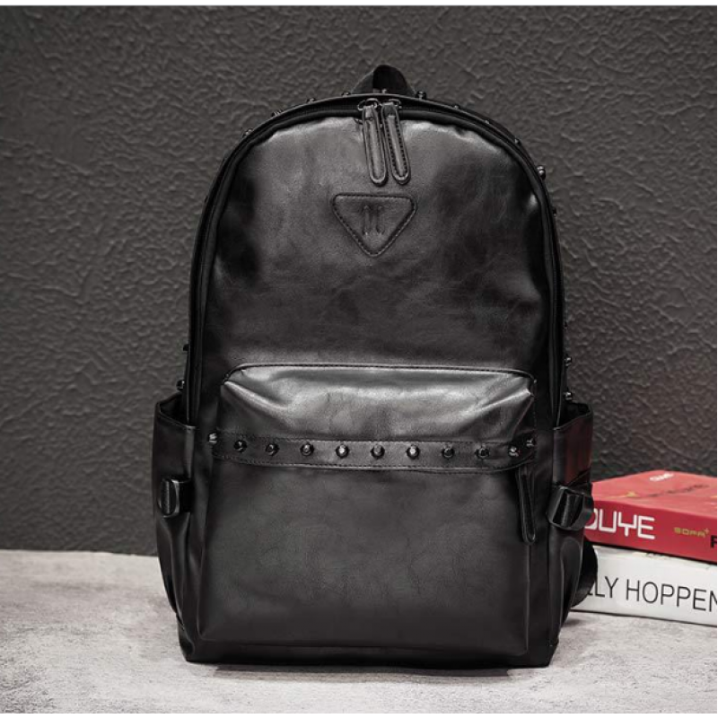 Рюкзак чоловічий міської кожзам 41х33х13 см Чорний (866) - фото 3 Рюкзак чоловічий міської кожзам 41х33х13 см Чорний (866) - фото 3