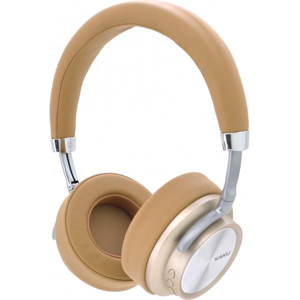 Навушники ігрові Ikaku Bluetooth KSC-221 LONGYU Gold/Silver