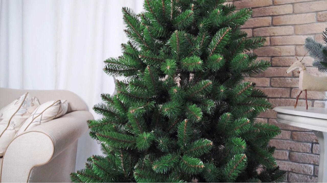 Штучна ялинка HVOYA на дерев’яній підставці 180 см Зелений (300/1/180/G) - фото 4