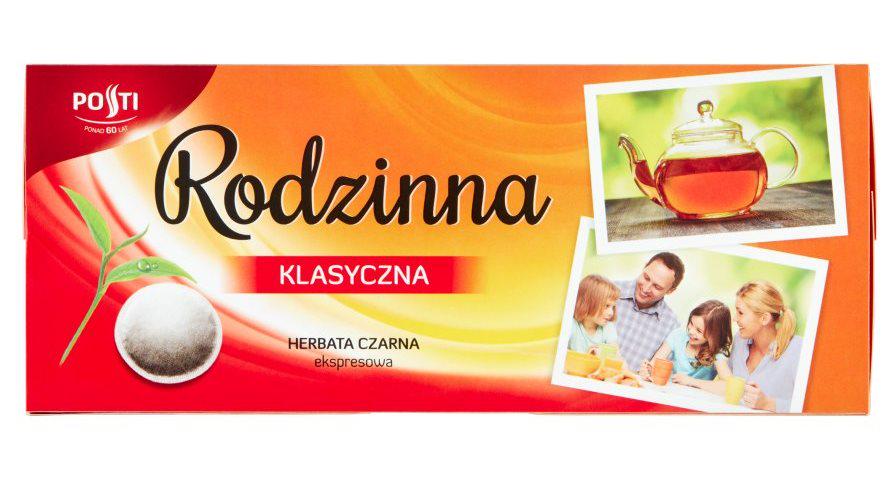 Чай чорний Posti Rodzinna Klasyczna 80 пакетиків 112 г (7958)