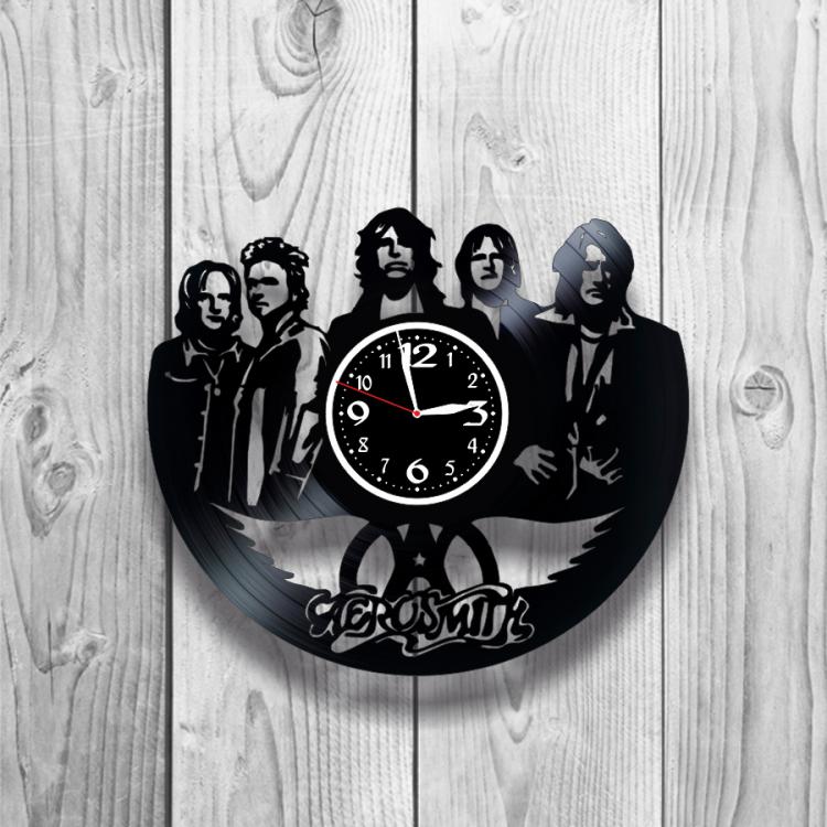 Часы настенные Aerosmith 0422 из виниловой пластинки